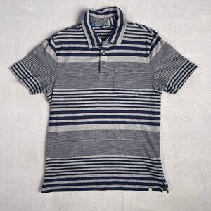 The North Face Golf Polo Shirt Mens Medium Performance Short Sleeve Striped‎